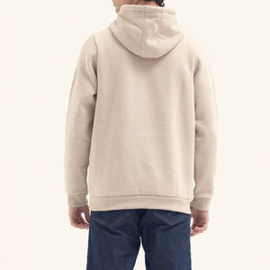 Vente en gros de sweat à capuche épais 100% coton unisexe de haute qualité, col haut uni, hiver, sweat à capuche pour hommes Oem vierge, fabriqué au Pakistan - Product Image 5
