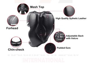 Équipement de boxe unisexe avec protection du visage couvre-chef de karaté MMA Kickboxing Sparring personnalisé vente en gros couvre-chef de boxe léger - Product Image 5