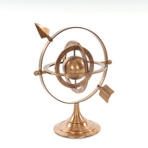 Esfera Celestial Armilar de Latón para Decoración, 17.8 cm x 14 cm x 21.6 cm - Product Image 4