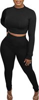 Ensemble de survêtement 2 pièces court et élégant pour femme, personnalisé, en coton/polyester doux, pantalon de jogging respirant, décontracté, hiver