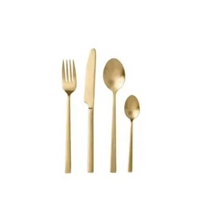 Elegante juego de cubiertos chapados en oro, suministro de bodas y eventos de lujo, juegos de cubiertos de alta exigencia a precio comercial - Product Image 5