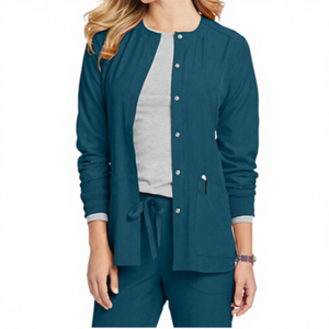 Vêtements de travail infirmiers en gros, uniformes, vestes pour femmes et hommes, poche zippée, polaire, vestes médicales à prix raisonnable - Product Image 4