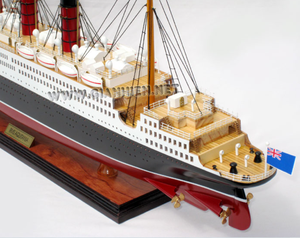 Modèle de navire RMS AQUITANIA / Modèle de navire de croisière / Modèle de navire en bois artisanal - Product Image 2