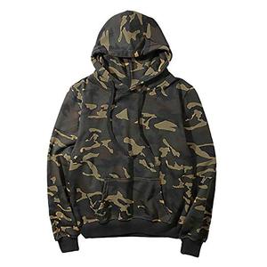 Sweat à capuche camouflage pour hommes 100% coton polaire pull à manches longues entraînement régulier et entraînement de gymnastique pas cher prix sweats à capuche de marque privée - Product Image 1