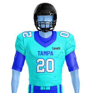 Séchage rapide vêtements de rue en plein air ensemble d'uniformes de Football élégant hauts de Football américain maillot de Football américain - Product Image 4