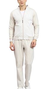 Wholesale 2025 <b>Men</b> Customized Logo Sportswear Contrast Color High Quality Quick Dry Fleece Jogging Tracksuit - Product Image 3