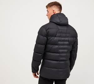 Chaqueta de Invierno de Moda Urbana, Personalizable con Logotipo, de Alta Calidad, de Lona, Cortavientos, Transpirable, con Cuello Alto y Logotipo Frontal, Gruesa - Product Image 6