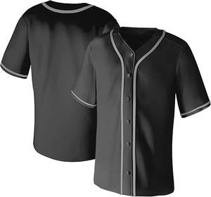 Chemises de maillot de baseball et de softball en coton doux conçues sur mesure Uniforme sublimé personnalisé pour petits lots - Product Image 4