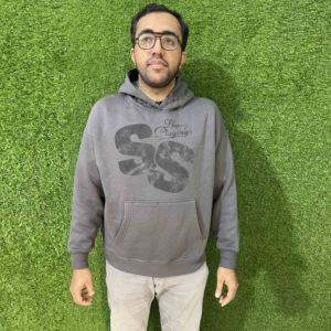 Sudadera con Capucha y Cremallera de Felpa Ecológica Impermeable, de Gran Tamaño, con Estampado Digital Personalizado de Algodón Mezclado de Alta Calidad, Novedad 2026 - Product Image 1