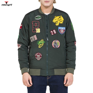 Haute Qualité Meilleure Vente Pas Cher Prix Nouveau Design Hiver Bomber Veste Unisexe Coupe-Vent Toile - Product Image 2