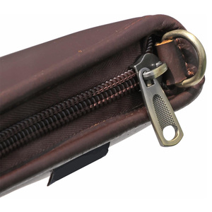 Étui de chasse en cuir véritable vintage OEM, étui de chasse personnalisé avec logo, léger, sac de transport extérieur - Product Image 4