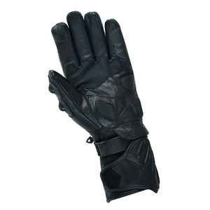 Gants de moto imperméables haute performance, fabriqués en cuir personnalisé, adaptés à l'hiver, bracelet de poignet réglable, tailles personnalisables - Product Image 3