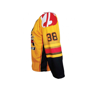 Maillot de hockey sur glace personnalisable de haute qualité pour hommes, vêtements de hockey avec logo personnalisé de haute qualité - Product Image 6