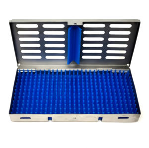 Caja de Almacenamiento de Instrumentos de Cirugía Dental de Acero Inoxidable de Alta Calidad, Esterilización Manual, Cassette de 7.25X3.5, CE - Product Image 4