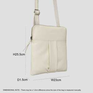 Bolso bandolera de cuero genuino de grano de guijarros Nappa de alta calidad, proveedor indio superior, fabricante Saman Exports - Product Image 5