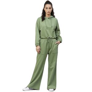 Custom Logo Women Terry <b>Towel</b> 2 Piece Set Slim Fit Sweatpants and Hoodies Set Women Sweatsuits <b>Hooded</b> Tracksuit Jogger Set - Product Image 1