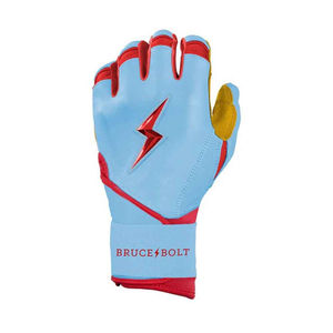 High Quality Leather Batting <b>Gloves</b> Softball <b>Baseball</b> Customizable Logo Professional Level Lightweight Eco-Friendly Hook Loop - Product Image 4