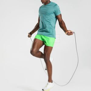 2025 nueva llegada pantalones cortos de gimnasio ropa de Fitness hombres pantalones cortos de gimnasio de Color personalizado pantalones cortos de gimnasio para la venta en línea - Product Image 4