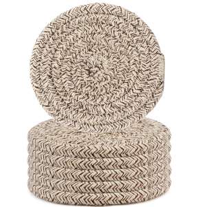 Sous-verres en coton tissé et un porte-sous-verres conçu pour protéger vos tables de la condensation des boissons, des déversements et de la chaleur - Product Image 1