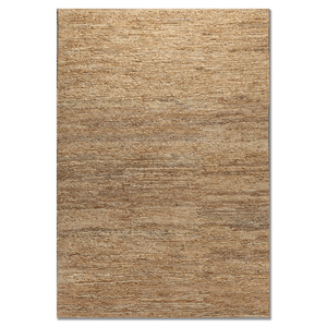 Tapis en jute et chanvre noués à la main Nomadic Threads beige et marron, tissage plat, rectangulaires, pour la maison, le couloir, couleur unie, moelleux, PKJT-159 - Product Image 1