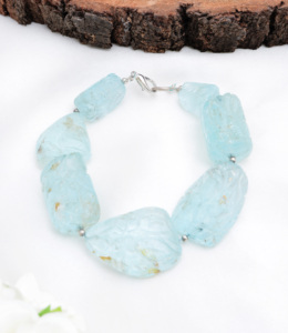 Topacio Azul Cielo Tallado, Forma Mixta, Gema Natural para Joyería Fina - Product Image 1