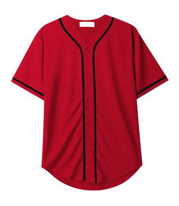 Maillot de baseball de vêtements de sport de qualité supérieure pour hommes 100% matériel en polyester Logo personnalisé et impression de nom d'équipe OEM - Product Image 3