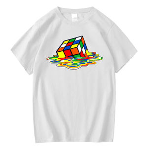 เสื้อยืดพิมพ์ลายกราฟฟิคเฮฟวีเวตเสื้อยืดโอเวอร์ไซส์สำหรับผู้ชายเสื้อแนวสตรีทผ้าคอตตอนขนาดใหญ่ - Product Image 4