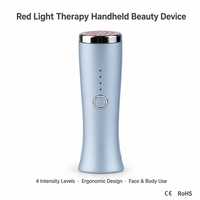 Appareil de soin de la peau anti-rides portable rechargeable par USB à lumière rouge pour le visage, le corps, les jambes/bras, léger