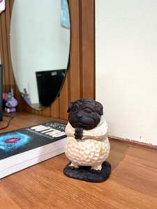 รูปปั้นสุนัขไม้ขายดีสำหรับตกแต่ง | สัตว์ไม้คุณภาพสูงจากเวียดนาม | งานฝีมือที่ทำจากไม้ - Product Image 5