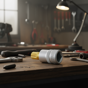 Hazet Short 3/8'' Screwdriver <b>Socket</b> with Profile XZN <b>Square</b> High Quality Product - Product Image 3