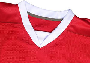 Maillot d'entraînement de hockey sur glace en polyester 100% à manches longues pour hommes, respirant et solide, style chemise confortable - Product Image 3