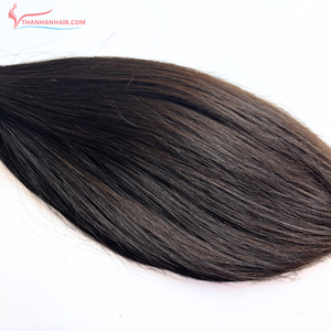 Cheveux raides naturels noirs cheveux humains vietnamiens doublement étirés longueur personnalisée 4 - 40 pouces extensions de cheveux en gros - Product Image 6