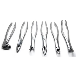 Manual Stainless Steel Dental Extracting Root Forceps 150 Upper Incisors Tooth Extraction <b>Surgical</b> <b>Instruments</b> Reusable - Product Image 1