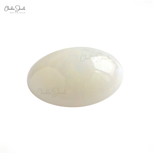 AAA Opale éthiopienne naturelle de qualité supérieure Multi Fire Welo Cabochon Opale ovale Pierre précieuse naturelle en vrac à prix réduit - Product Image 1