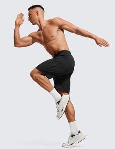 Alta calidad verano básico deporte secado rápido 100% poliéster gimnasio pantalones cortos secado rápido algodón Fitness entrenamiento ropa deportiva pantalones cortos - Product Image 6