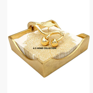 Decorative Tabletop <b>High</b> Quality Metallic Home <b>Table</b> Decor <b>Kitchen</b> Use Napkin Holder For Novelty Gift - Product Image 1