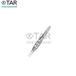 Pinzas Conjunctivales Manuales Fechtner con Puntas Delicadas en Forma de Anillo, Plataforma Integrada para Ligadura, Instrumentos Médicos Quirúrgicos Oftálmicos - Product Image 4