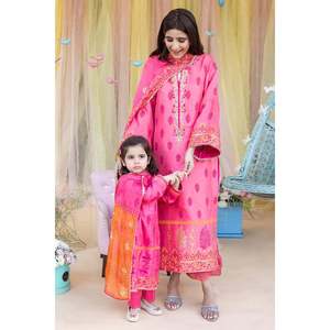 Women's Casual Floral Chiffon <b>Linen</b> Short Set-Loose Fit Shirt and Flared Trousers - Product Image 3