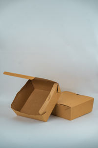 Boîte de repas en papier kraft 4C compostable écologique Boîte à lunch à emporter biodégradable jetable Burger Emballage de boissons alimentaires - Product Image 4
