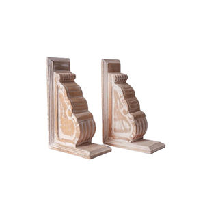 Offre spéciale de serre-livres en bois personnalisés OEM serre-livres Accents de table serre-livres de table exportateur indien - Product Image 2