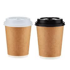 Vasos de Papel Kraft Biodegradables de Doble Pared con Logotipo Personalizado, Tamaños de 22 oz, Vasos Desechables para Bebidas Calientes como Café Latte para Fiestas, con Tapas - Product Image 2