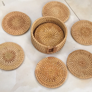 Placas de ratán artesanales vietnamitas ecológicas de alta calidad, el mejor precio, decoración de mesa 99GD con patrón de planta - Product Image 1