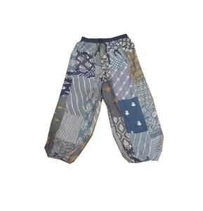 Pantalon sarouel patchwork bohème gris toutes saisons pour femmes Joggers poches Baggy été Assortiment de pantalons sarouel patchwork assortis - Product Image 6