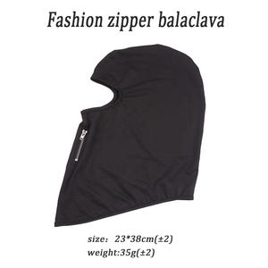 Polyester Ski Mask Bandana Unisex Fashion Ultras Balaclava With Zipper DDP Shipping - Product Image 2