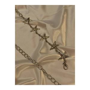 เข็มขัดคาดเอวผู้หญิง Star Detail, เข็มขัดสำหรับชุดเดรส, เข็มขัดสำหรับกระโปรง, เข็มขัดสำหรับกางเกง - สีเงิน - Product Image 5