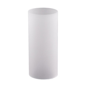 HST0410FR - ท่อครอบเทียนแก้วฝ้าแบบกันลม [ไม่มีฐาน] - 4 x 10 - Product Image 1
