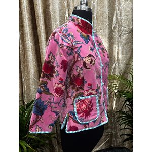 Chaqueta Bomber de Terciopelo Reversible y Elegante para Profesionales, Estilo Informal Redefinido, Deportiva, Corta, con Acabado Metálico, para Otoño - Product Image 2