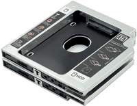 Handisen 9.5mm/12.7mm Laptop HDD Caddy USB SATA Aluminium Alloy 2TB MAX Garansi 12 Bulan Stok Tersedia