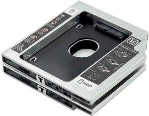 Caddy para Disco Duro Secundario de 9.5mm y 12.7mm para Laptop, USB SATA, Aleación de Aluminio, Bandejas Dobles de Aluminio, Marca Drive 95g - Product Image 4