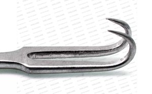 2ชิ้น JOSEPH Skin ตะขอคู่2มม. 5มม. แหลม6.25 "retractor เครื่องมือการผ่าตัดเหล็กเยอรมันเครื่องมือโดย vaslcare - Product Image 5